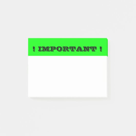 注目を集めるネオン投稿ノート ポストイット (正面)