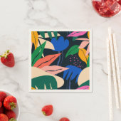 注目ゲッター熱帯パターン スタンダードカクテルナプキン (インサイチュ)