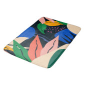 注目ゲッター熱帯パターン バスマット (アングル)