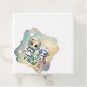 注目銀河間プレーン誕生日メッセージカード フェイバータグ (インサイチュ)