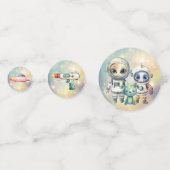 注目銀河間平野誕生日紙吹雪 コンフェッティ (正面)