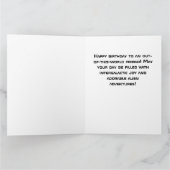 注目銀河間平野誕生日 カード (内部)