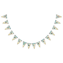 注目銀河間平野誕生日 バンティングフラッグ