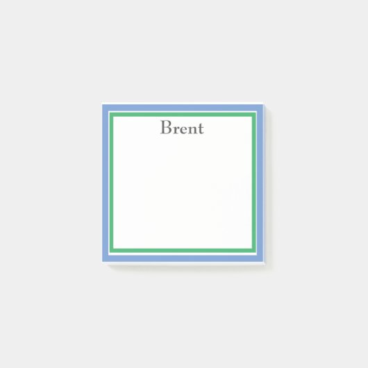 注記パーソナライズされた名 ポストイット (正面)