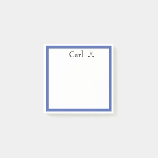 注記パーソナライズされた名 ポストイット (正面)