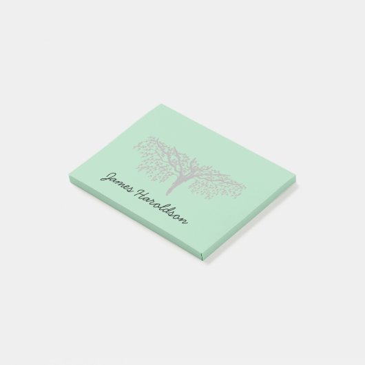 注記 – 名前の付いたファミリーツリー ポストイット (アングル)