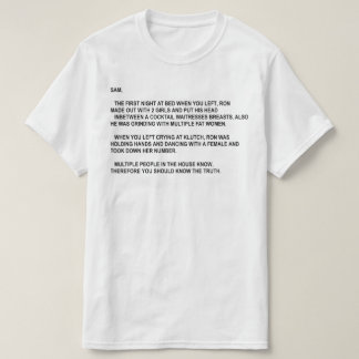注記 Tシャツ