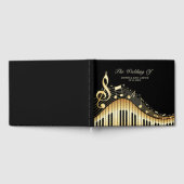 注輝く記とクレフ、 音符記号 ゲストブック (全面)