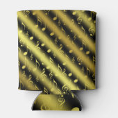 注，ミュージカル，音楽，メロディー，サウンド，記号，クレフ、 音符記号, 缶クーラー (裏面)