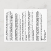 注#2サンカラ – 扶養家族から ポストカード (裏面)