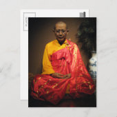 泰末円本音…仏中国の僧 ポストカード (正面/裏面)