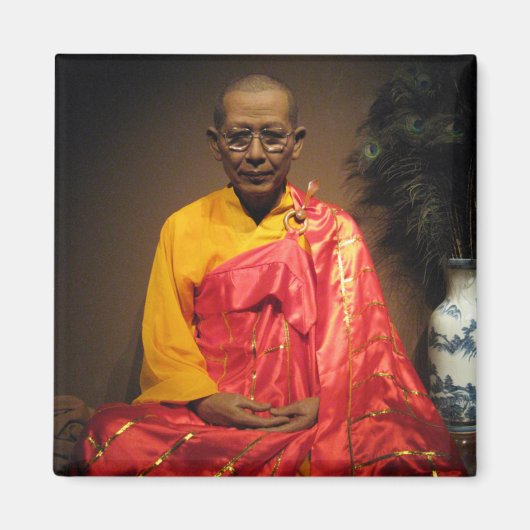 泰末円本音…仏中国の僧 マグネット (正面)