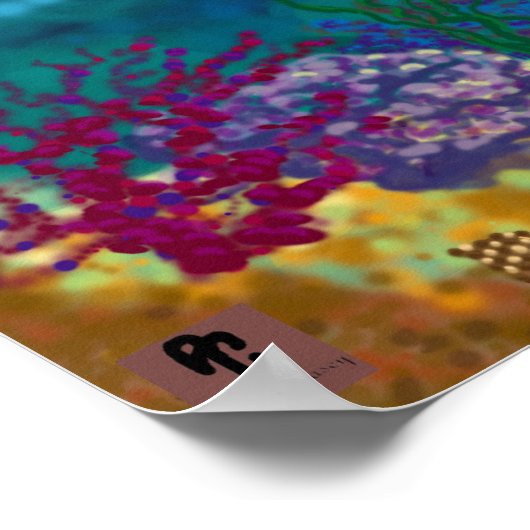 泳いで ポスター (角)