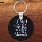 泳おもしろいぐトレーニングの人魚走よMよ キーホルダー (正面)