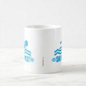 泳おもしろいぐ コーヒーマグカップ (中央)