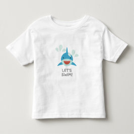 泳ぎましょう トドラーTシャツ