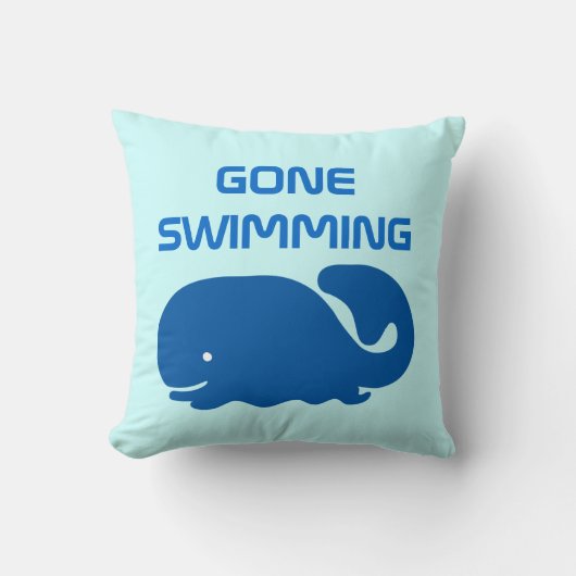 泳ぎ去った クッション (正面)