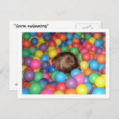 泳ぎ去った ポストカード (正面/裏面)