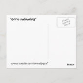 泳ぎ去った ポストカード (裏面)