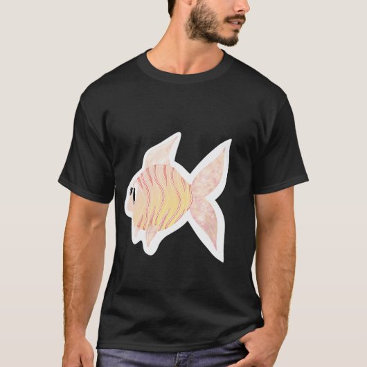 泳ぎ続けるのだ Tシャツ (正面)