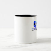 泳ぐために生まれて下さい ツートーンマグカップ (中央)