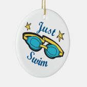 泳ぐだけ セラミックオーナメント (右)