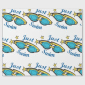 泳ぐだけ ラッピングペーパー (フラット)