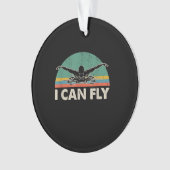 泳ぐと水着おもしろいが飛べる オーナメント (正面)