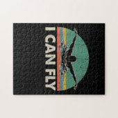 泳ぐと水着おもしろいが飛べる ジグソーパズル (横)