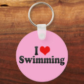 泳ぐのが大好き キーホルダー (正面)