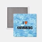 泳ぐのが大好き マグネット (正面/裏面)