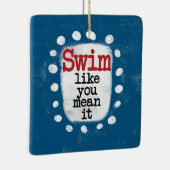 泳ぐのはあなた方の言う通りオーナメント セラミックオーナメント (右)