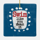 泳ぐのはあなた方の言う通りオーナメント セラミックオーナメント (裏面)