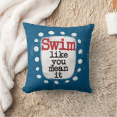 泳ぐのはあなた方の言う通り装飾用クッション クッション (ブランケット)