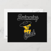 泳ぐひよこ#4 ポストカード (正面/裏面)