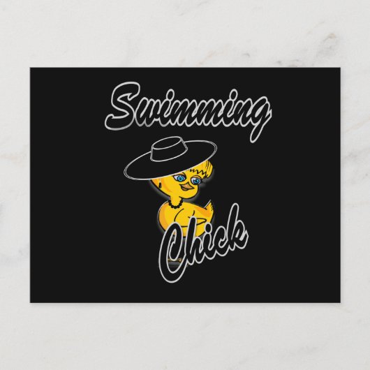 泳ぐひよこ#4 ポストカード (正面)