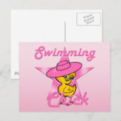 泳ぐひよこ#8 ポストカード (正面/裏面)