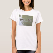 泳ぐアヒル Tシャツ (正面)