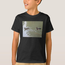 泳ぐアヒル Tシャツ