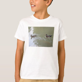 泳ぐアヒル Tシャツ