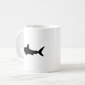 泳ぐサメ コーヒーマグカップ (正面左)
