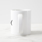 泳ぐサメ ジャンボコーヒーマグカップ (裏面)
