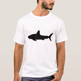 泳ぐサメ Tシャツ