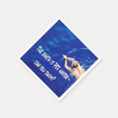 泳ぐスイムチーム大好きスイムプール スタンダードカクテルナプキン (角)
