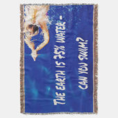泳ぐスイムチーム大好きスイムプール スローブランケット (正面縦)