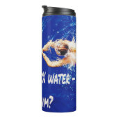 泳ぐスイムチーム大好きスイムプール タンブラー (回転右)