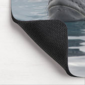 泳ぐヒョウ マウスパッド (コーナー)