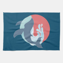  泳ぐブルークジラ 