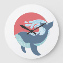  泳ぐブルークジラ