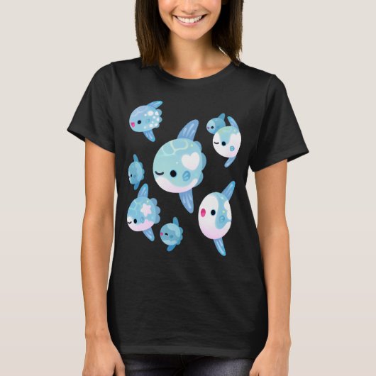 泳ぐマンボウ Tシャツ (正面)
